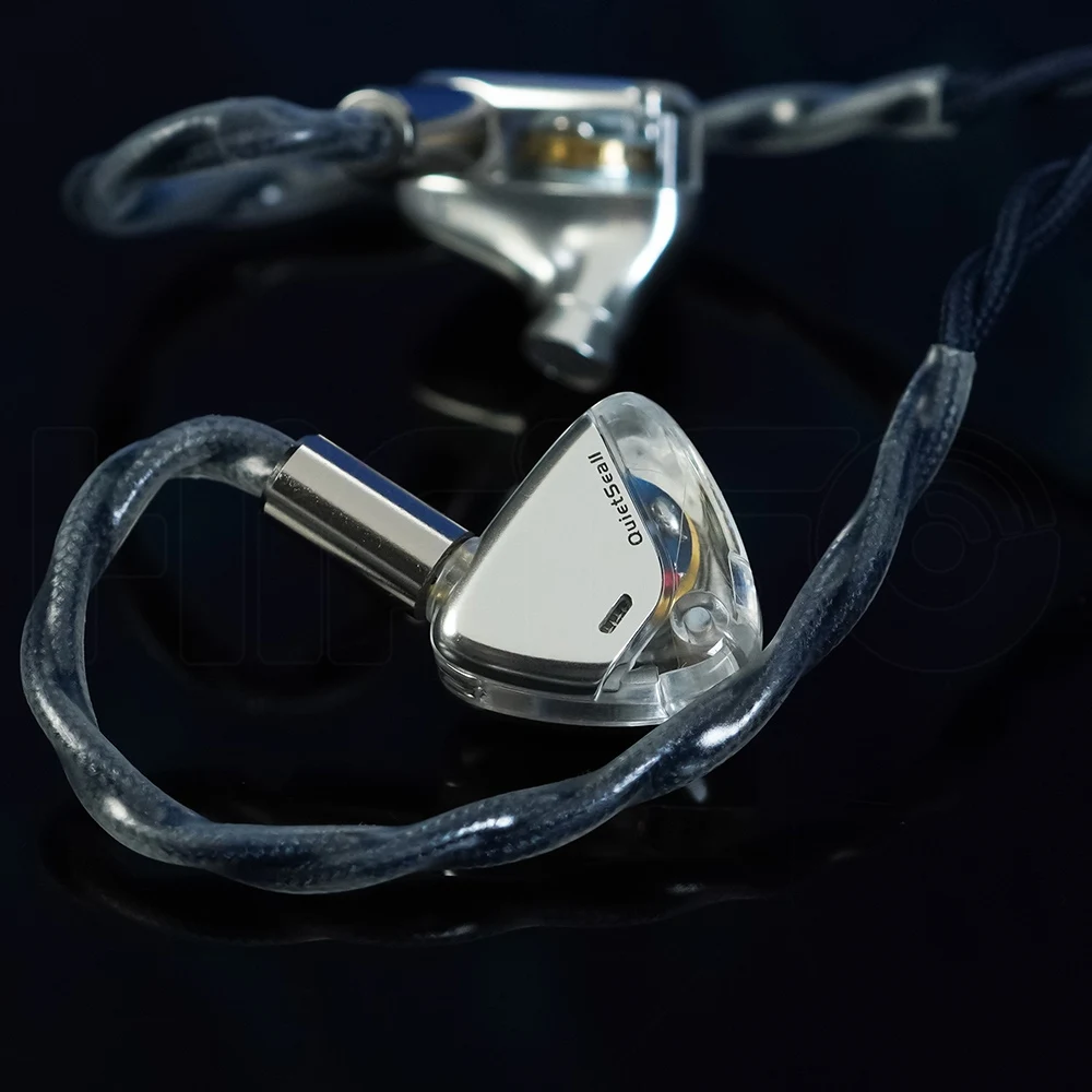 ROSESELSA QuietSea 2 / QuietSea II 10mm Dynamic Driver In-ear HiFi Earphone with 3.5mm+4.4mm Interchangeable plugs