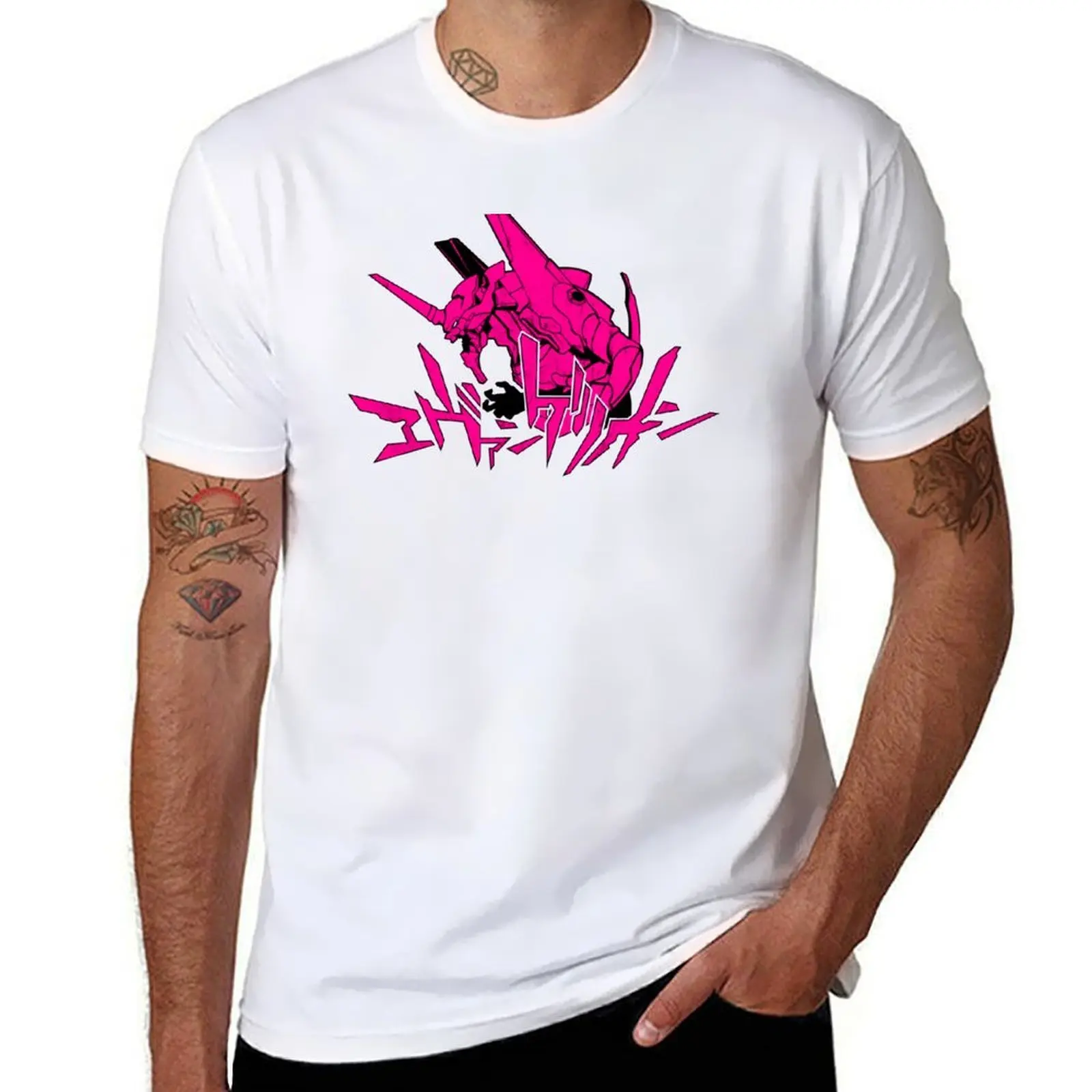 

122 Eva Pink T-Shirt man t shirts for men t shirts for man cotton T-Shirt