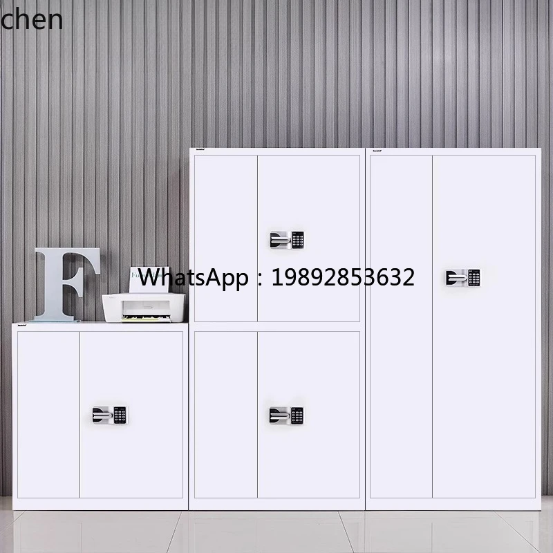 Steel Thickened Archives Financial Office Iron Cabinet Fingerprint Password Lock File Cabinet