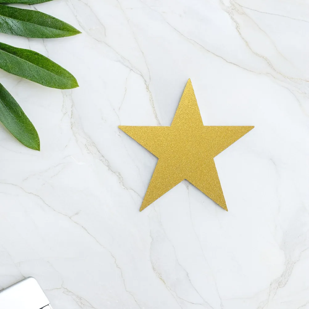 

48Pcs Vibrant Glitter Star Paper Cutouts for Classroom Decor Bulletin Board DIY Craft Learning Space Wall Art Educational