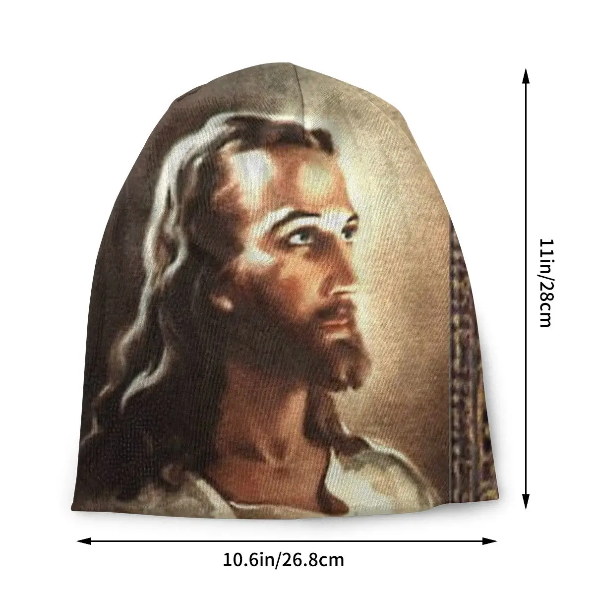 WARNER SALLMAN'S FRAMED Jesus Christ Nativity Washed Thin Bonnet Cycling Casual Beanies Protection Men Women Hats