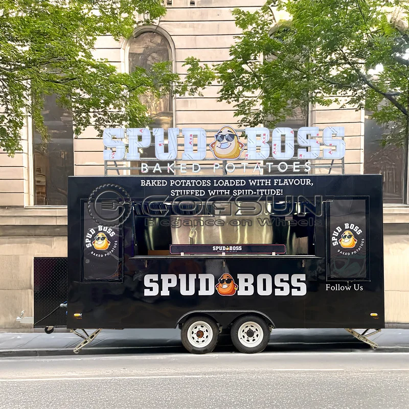 

Изготовленный на заказ грузовик для вафель и десертов, привлекательный дизайн, полностью оборудованная кухня