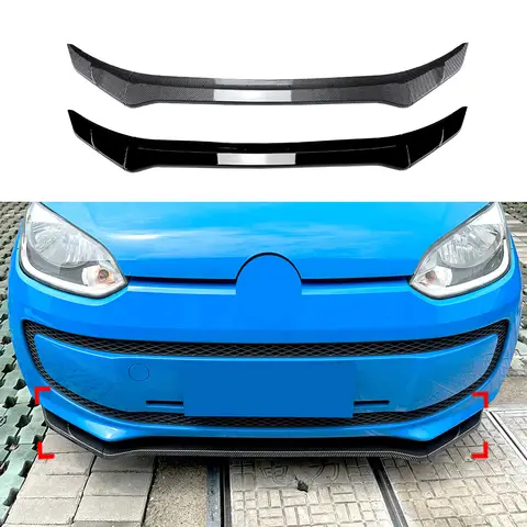 For VW UP 2011-2015 Front Bumper Spoiler Lip Lower Splitter Guard Plate Protector Car   Exterior Modification Parts