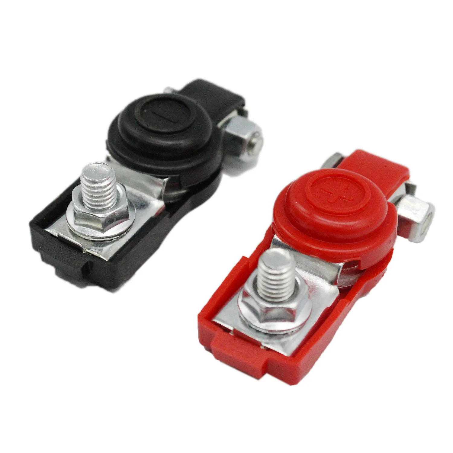 2pcs 12V/24V New Auto Parts Battery Terminal Connector Battery Quick Release Battery Terminals Clamps Cap Clips Car Accessories