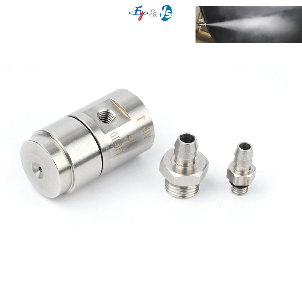 Premium Siphon Round Nozzle, Cleaning Equipment Part for Dust Removal Humidification Food Disinfection Spray