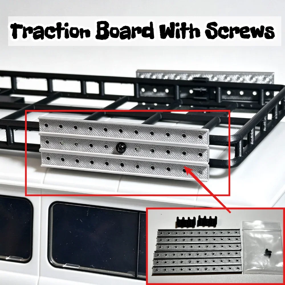 RC Recovery Board Accessory for WPL C104 1/12 Sand Board with Screws custom size Upgrade Part RC Crawler Modification Component