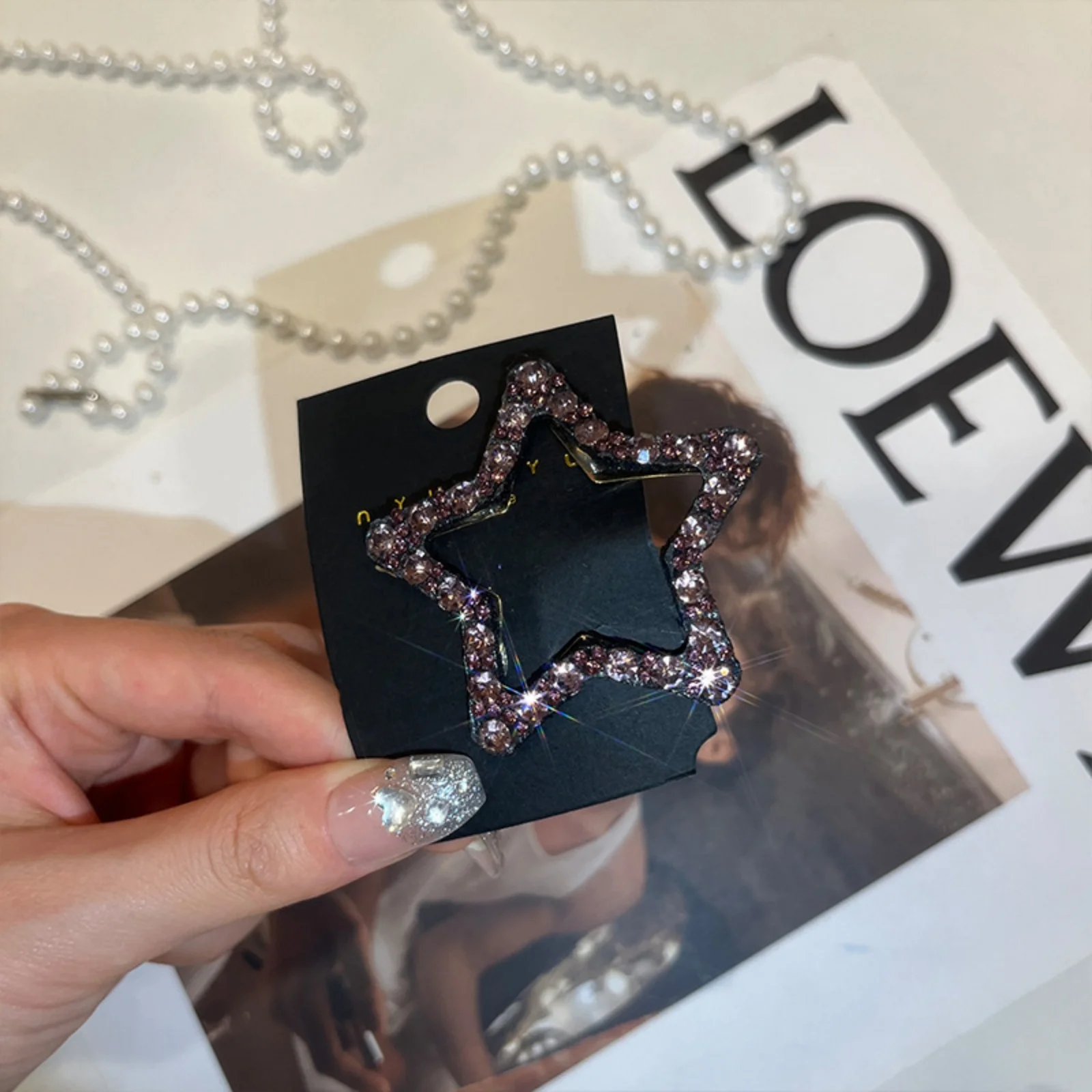 1/4 Buah Jepit Rambut Bintang Berlian Imitasi untuk Wanita: Aksesori Rambut Bergaya untuk Meningkatkan Updo Anda, Ideal untuk Pesta & Tampilan Sehari-hari