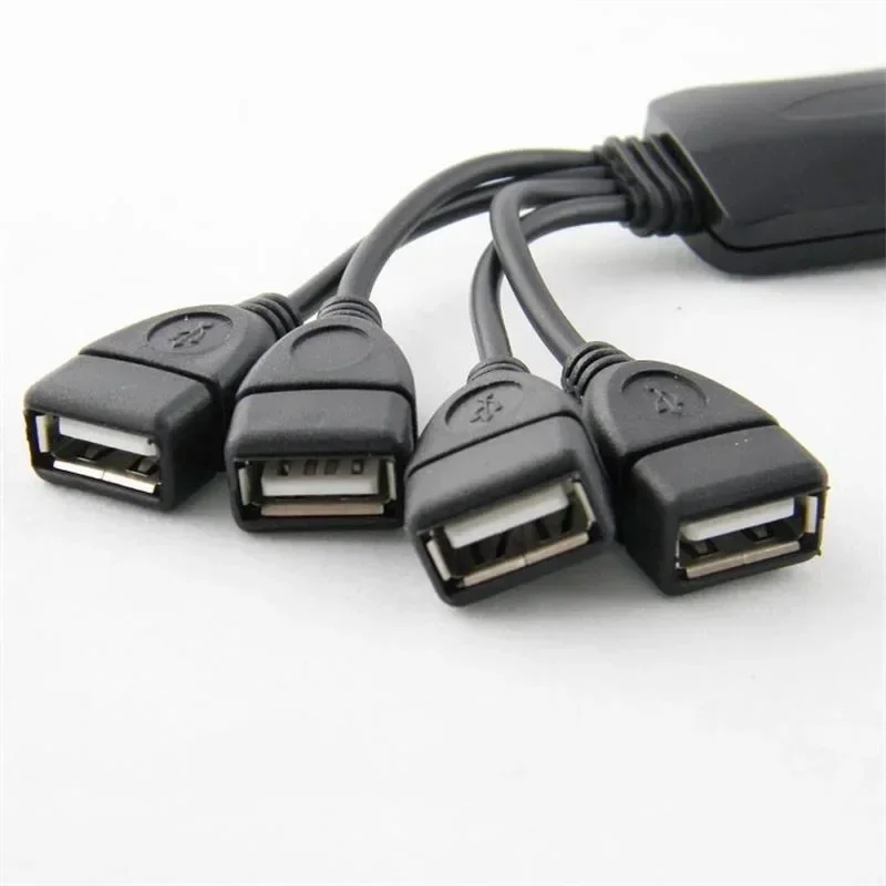 

1 Male To 4 Female USB HUB Splitter extend cable USB 2.0 Extension Line Data Cable Power Adapter Socket Converter USB 2.0 Cable