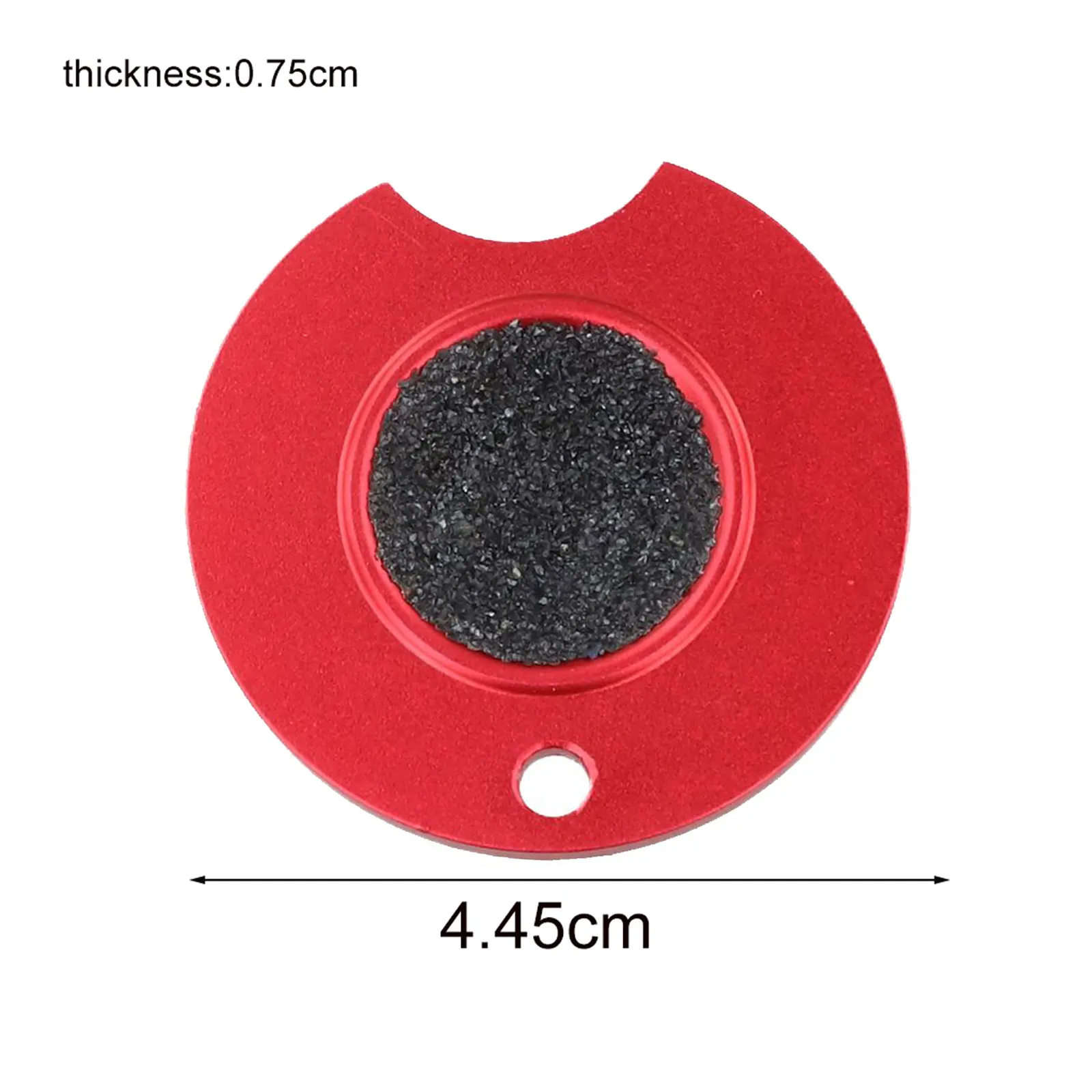 

Pool Cue Tip Shaper Tool Featuring Aluminum Alloy Material for Dome Curvature and Chalk Retention Maintenance in Cue Care