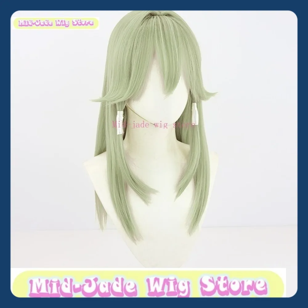 Mid-jade Wig Store Genshin Impact Kuki Shinobu Cosplay Wig Anime Game Cosplay Synthetic Hair Halloween Party view 3