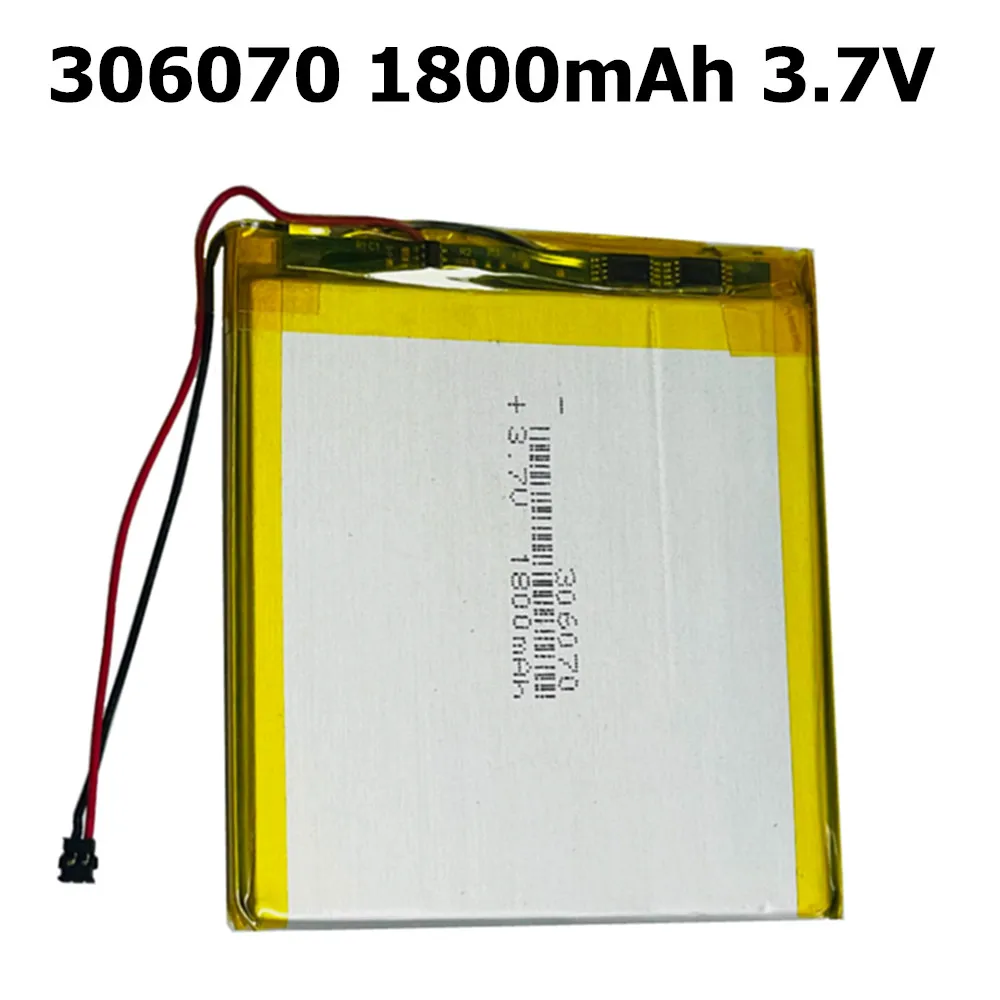 3.7V 1800mAh 306070PL Battery For PocketBook 614 614W 615 616 624 626 627 628 640 641 Digma E628 R657 R659 Ebook,4G-15,4K-19