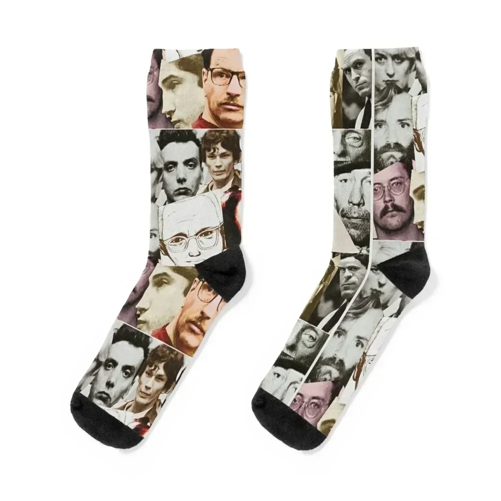 

True Crime Collage Socks Stockings custom sports christmas gifts Men's Socks Luxury Women's