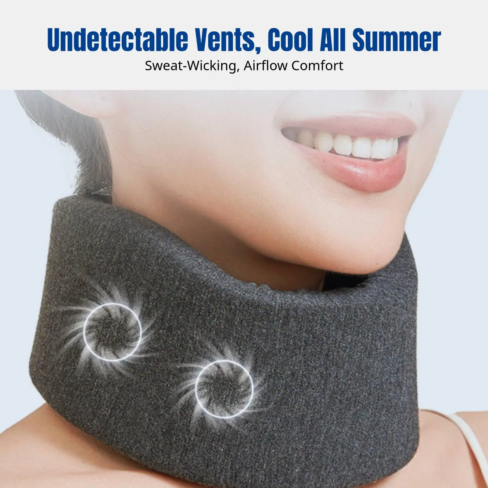 Ergonomic Neck Support Collar for Home Office Study Soft Modal Sponge Cushion Comfortable Fit for All Day