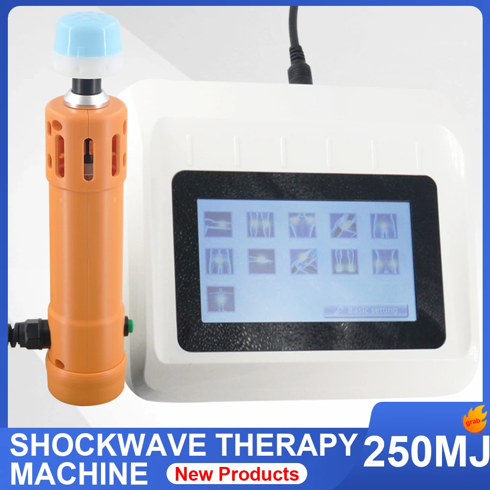 

250MJ Shock Wave Therapy Machine For ED Treatment Erectile Dysfunction Relief Joint Pain Physiotherapy Shockwave Massage New