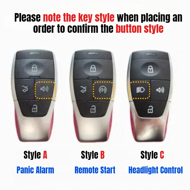 For Beijing BJ40 BJ30 BJ60 BJ80 U7 X7 EX3 U5 EU5 Car Key Shell Case Modification Remote Replacement Protector Fob Auto Accessory