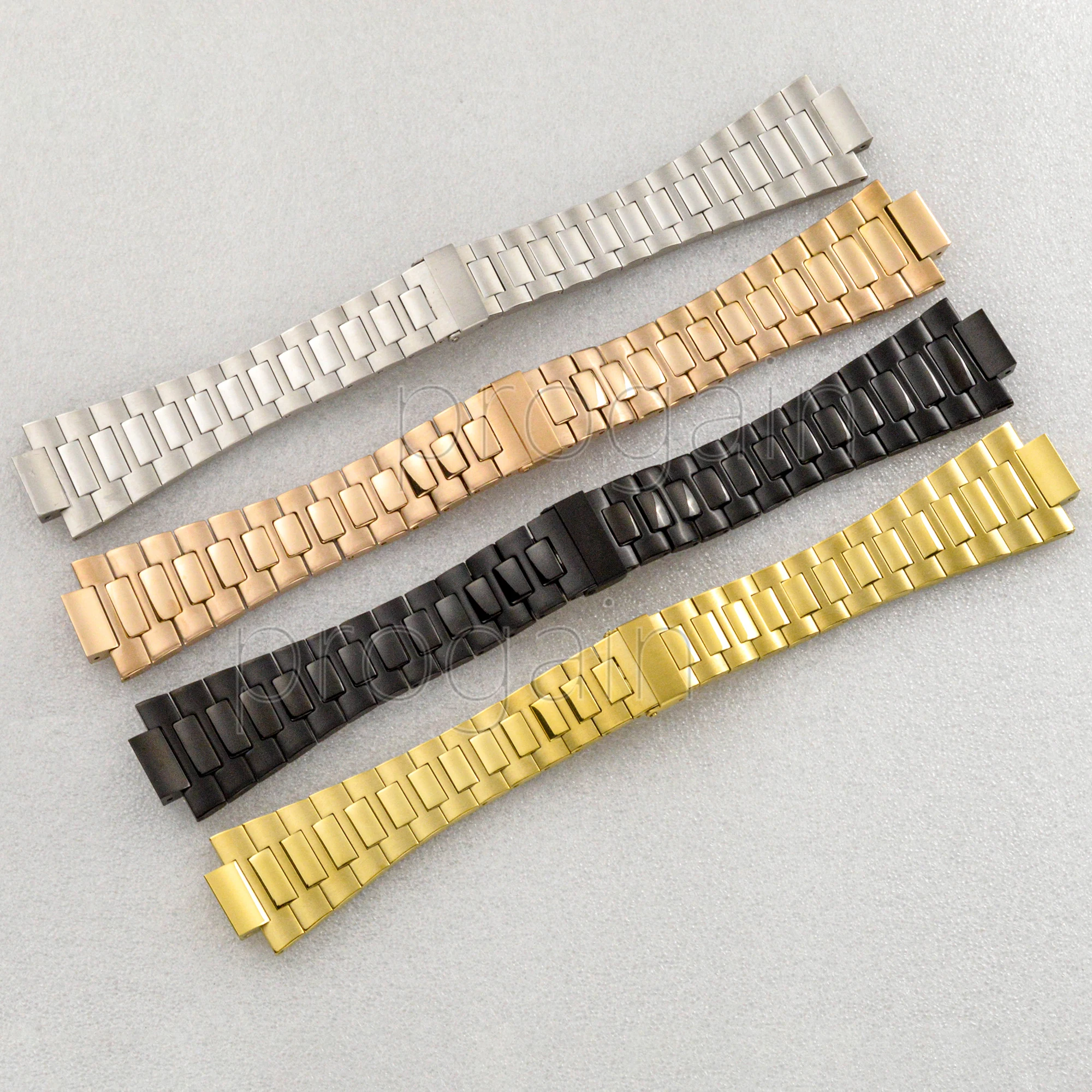 

Nautilus 25mm Solid Stainless Steel Original Buckle Watch Strap Watchband Parts Replacements Mod Parts