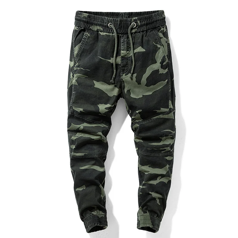 Men's Fashion Street Casual Camouflage Comfort Pants Tactical Military Pants Men's Workwear Wide Leg Pants Camo Black Camo Grey