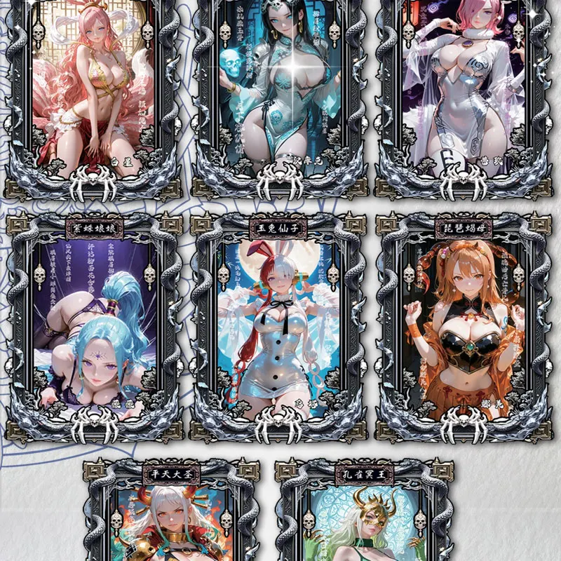 

2025 Lastest Wholesale Mingxuan Culture One Piece Collection Waifu Card Boa Yamato Diamond Metal Card Nami Popular Trading