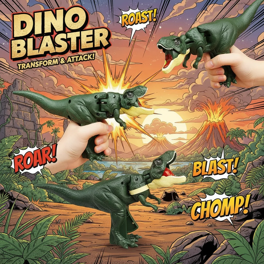 Children Decompression Dinosaur Zazaza Toy Creative Battery-free Telescopic Spring Swing Fidget Toys Christmas Gifts for Kids