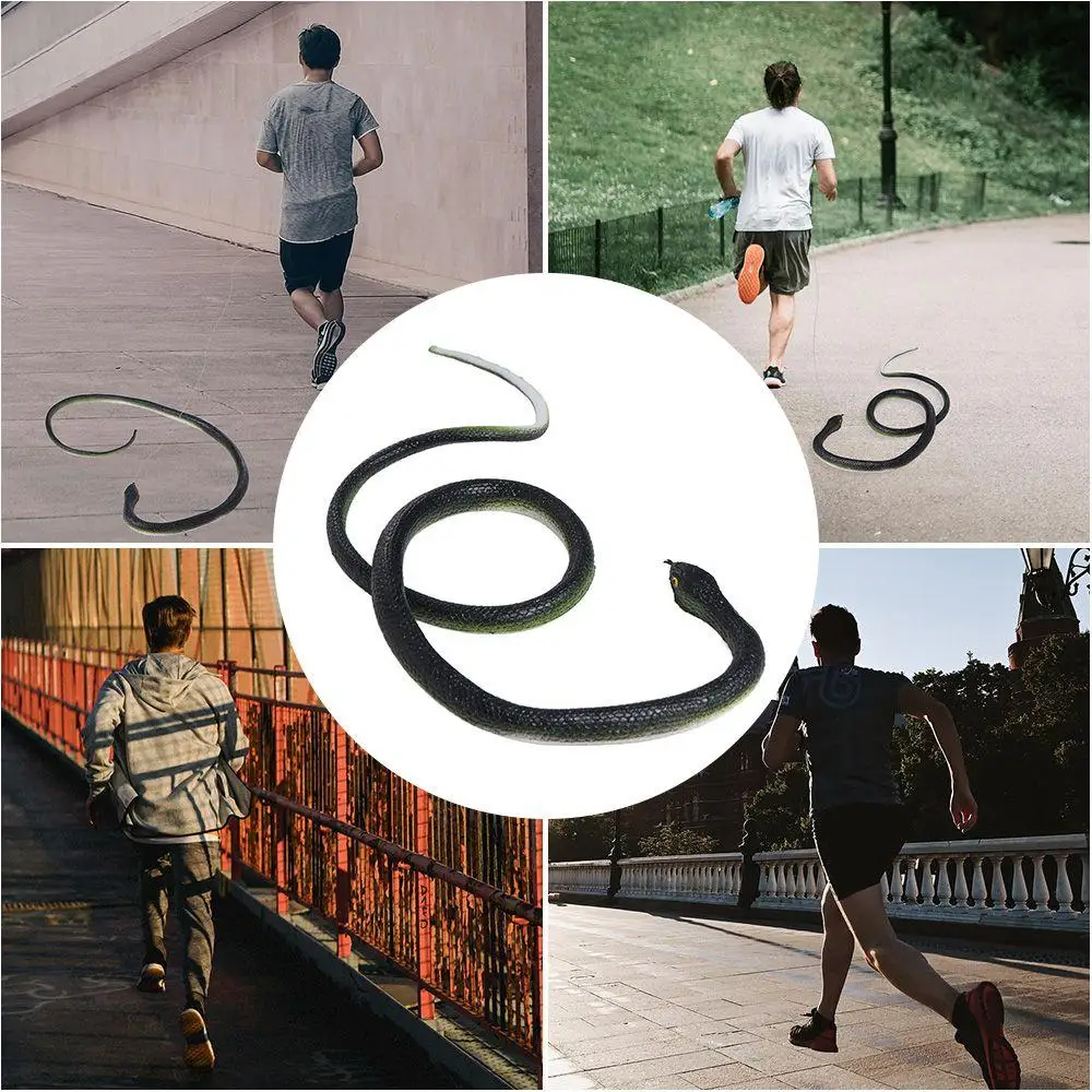 محاكاة ثعبان الأفعى المزحة كبيرة واقعية وهمية ثعبان نموذج نكتة عملية مع سلسلة كليب المطاط ثعبان لعبة هالوين