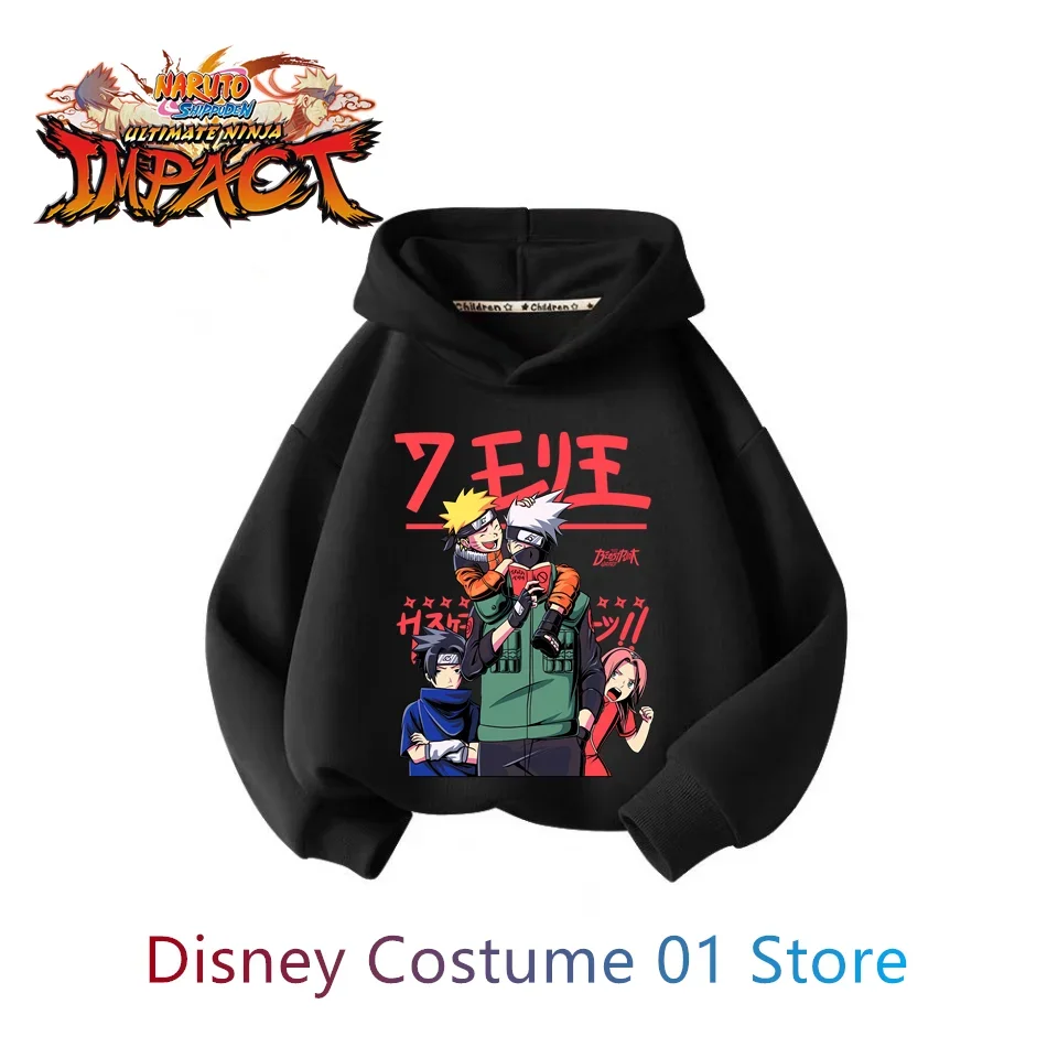 Naruto Fashion Hoodie Children's Printed Casual wear Cartoon Autumn/Winter Coat Hoodie Boys girls blazer top