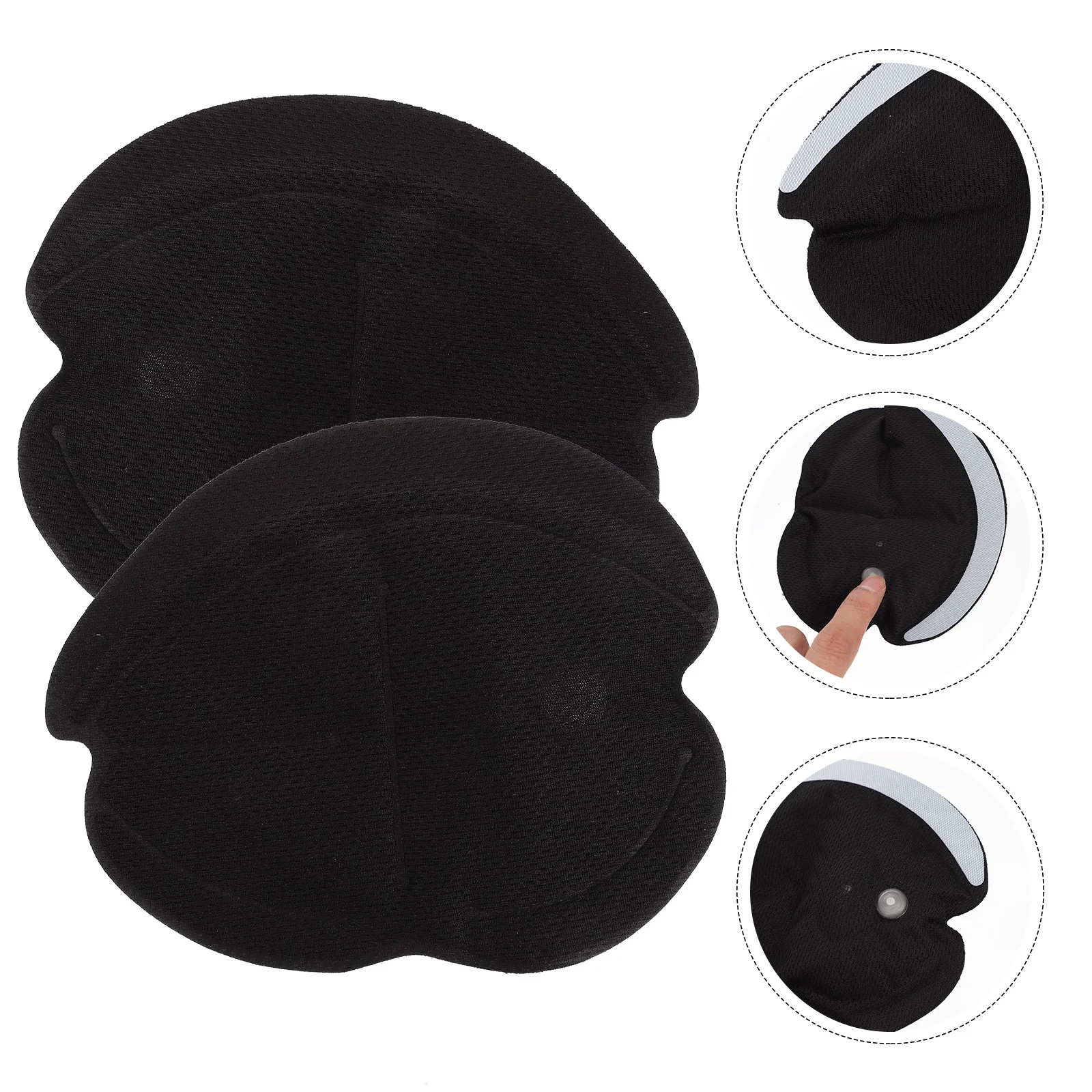 

2pcs Inflatable Inserts Bra Inserts Polyester Detachable Cushion Women Underwear Sticky Adjustable Enlarge Pads