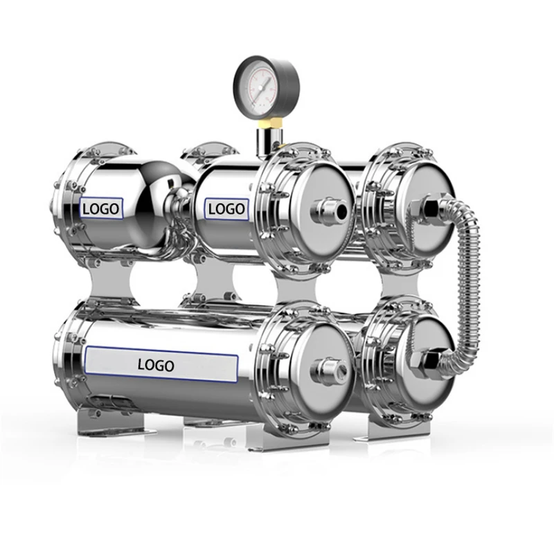 

Eiree 6 Stage Stainless Steel Manual Outdoor Water Purifier Filter
