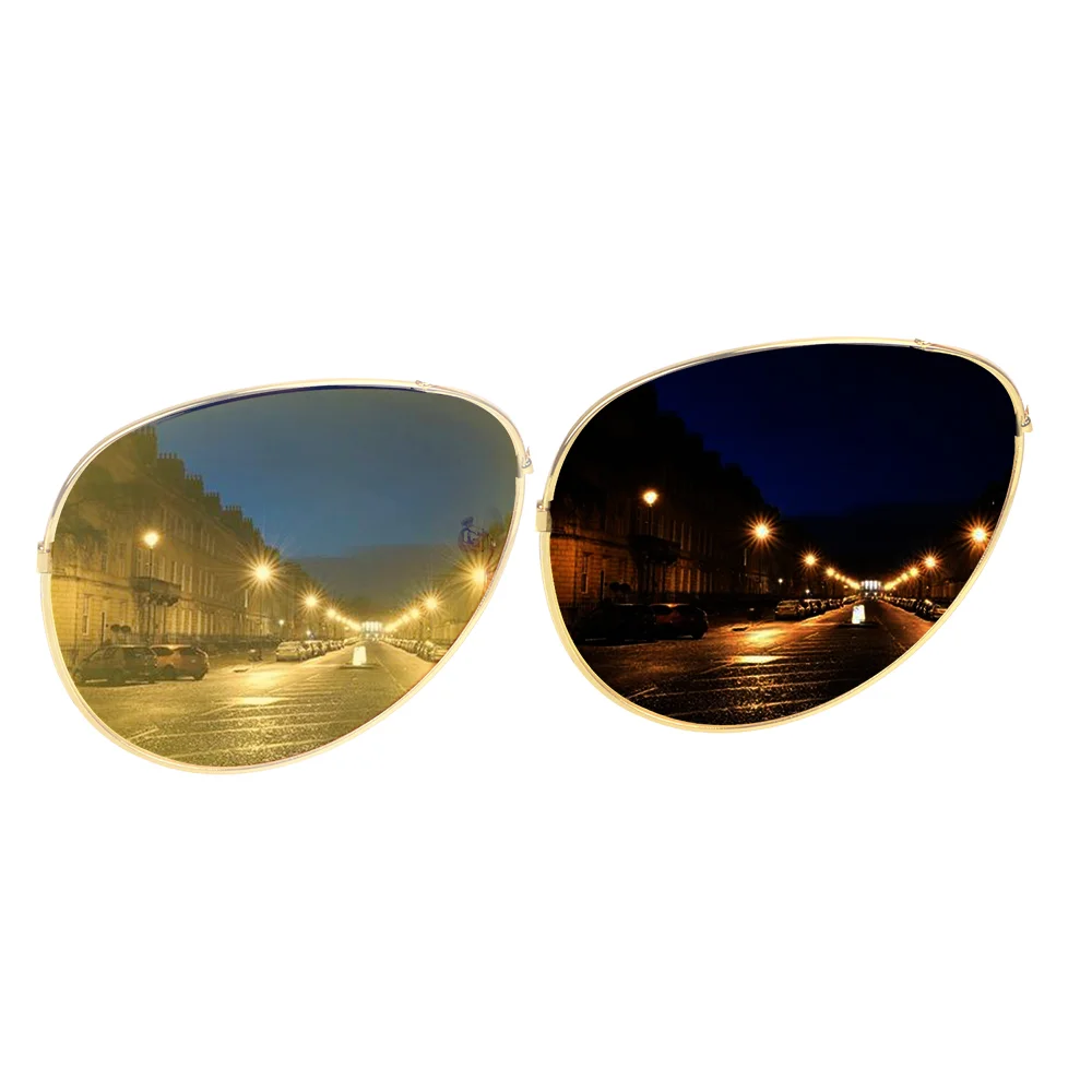 Anti-glare Polarizer Sunglasses Copper Alloy Car Drivers Night Vision Goggles Polarized Driving Glasses Auto Accessories