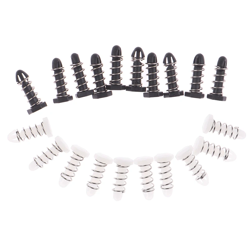 New 10pcs 14mm Plastic Nail Cooling Fan Spring Nails Heat Sink Clips