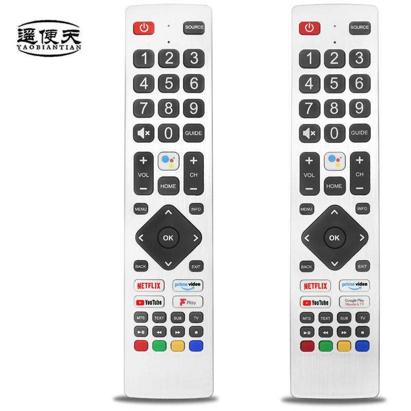 SHWRMC0133 Voice Remote Control for Sharp Aquos Smart TV, Compatible with Models: 40/50BL2EA, 40/50BL3EA, 40/50BL4EA, 40/50BL5EA