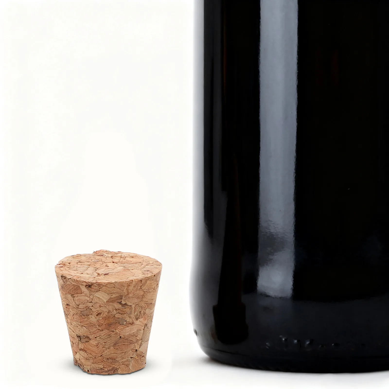50Pcs Wine Cork Stoppers Soft Wood Tapered Leakproof Bottle Caps for Craft DIY Projects Beer Bottles Apothecary Jars Replacement
