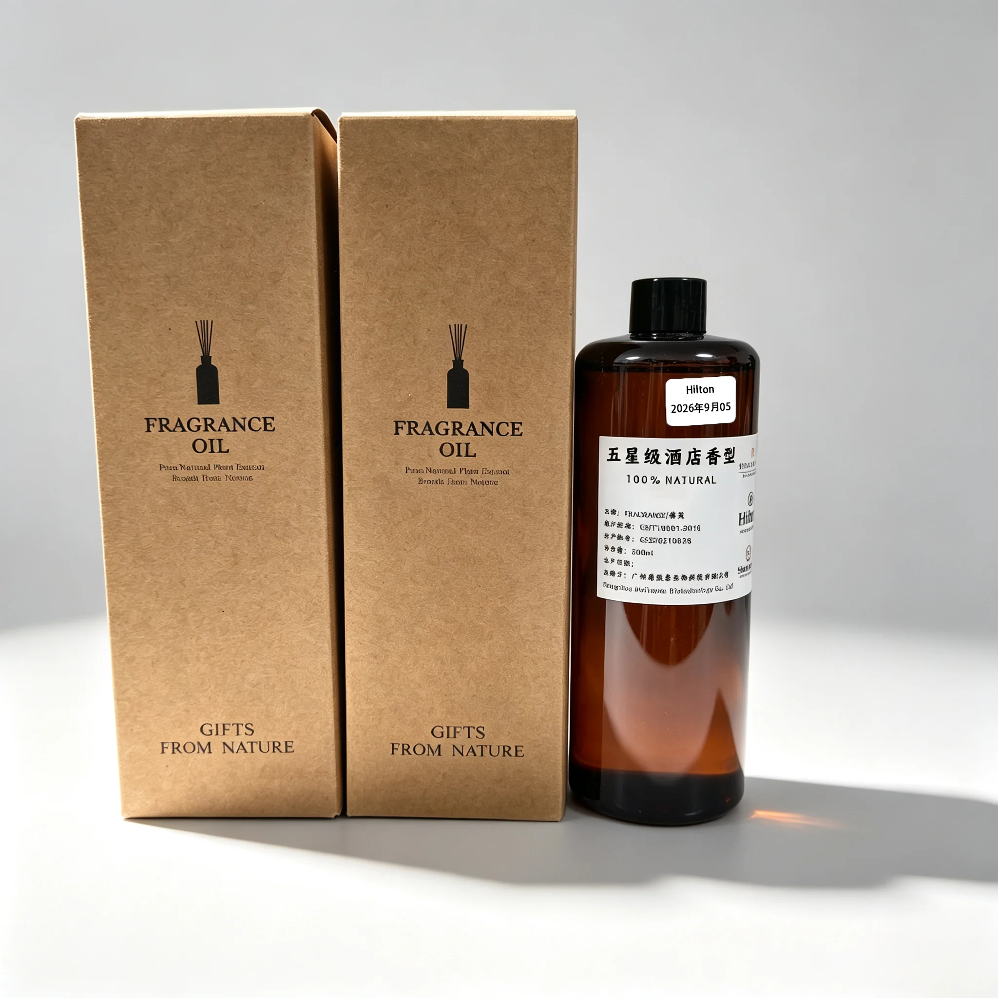 500ml Essential Oil For Reed Diffuser & Aroma Diffuser Machine, Home Office Mall Air Freshener Long‑Lasting Aroma Refill Liquid