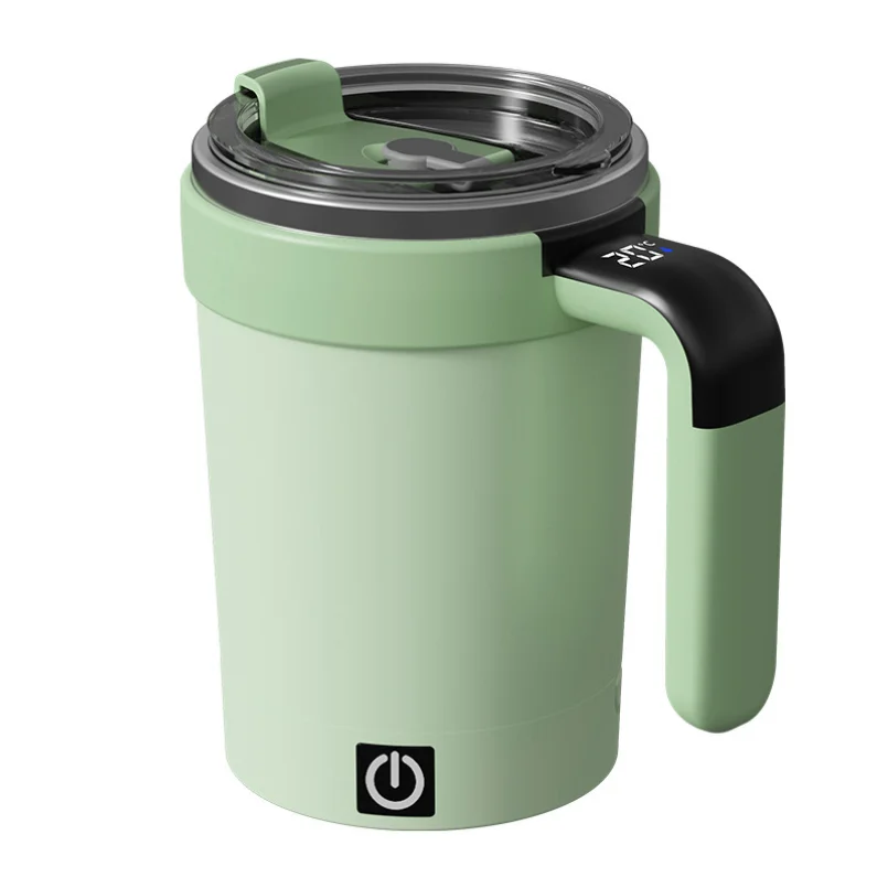 New cross-border intelligent temperature measurement magnetic automatic mixing cup electric portable coffee cup milkshake cup fi