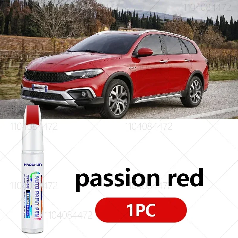 Verf Reparatie Pen Touch Up Scratch Remover DIY Auto Accessoires Zwart Wit Groen Zilver Oranje Blauw Voor FIAT TIPO 2015-2024 356
