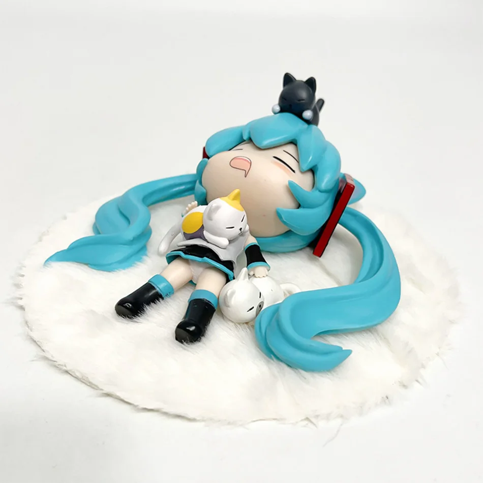 在庫ありアニメ初音ミク Q バージョン手作り睡眠アクションフィギュア Pvc モデルアニメーション装飾プレイ HolidayFashion ギフト