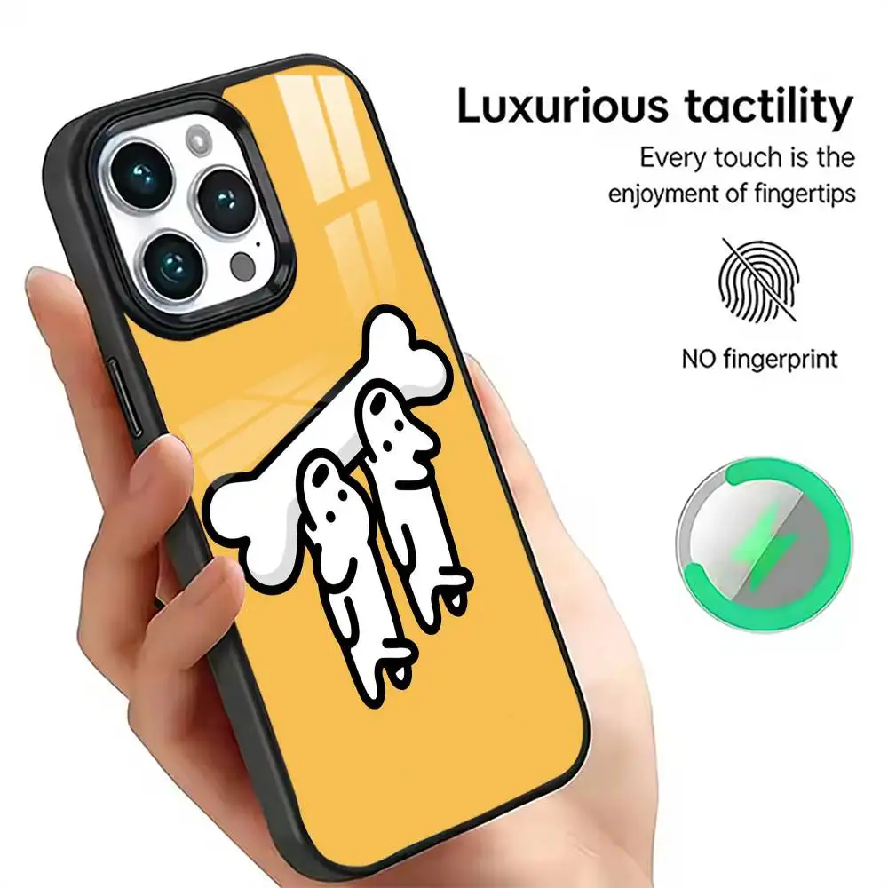 Cute animated dog M-MATSU  Phone Case For iPhone17,16,15,14,13,12,11 Plus,Pro Allows magnetic wireless charging