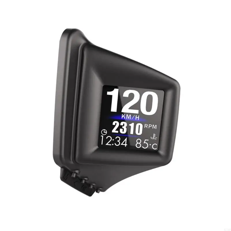 M76E Digitaler Auto-Display-Monitor mit OBD2-Bildschirm, Schnellbefestigung, ABS für tägliche Fahren – Detail 10