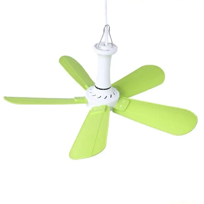 D0AB AC 220V 20W 5 Leaves Ceiling Fan 17.7inch Silent Household Bedroom Hanging Fan