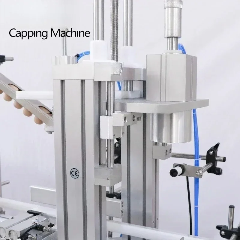 ZS-XG1870D1 Pneumatic Automatic Wooden Cork Feeding Pressing Machine Desktop Capping Machine for Glass Wine Bottle