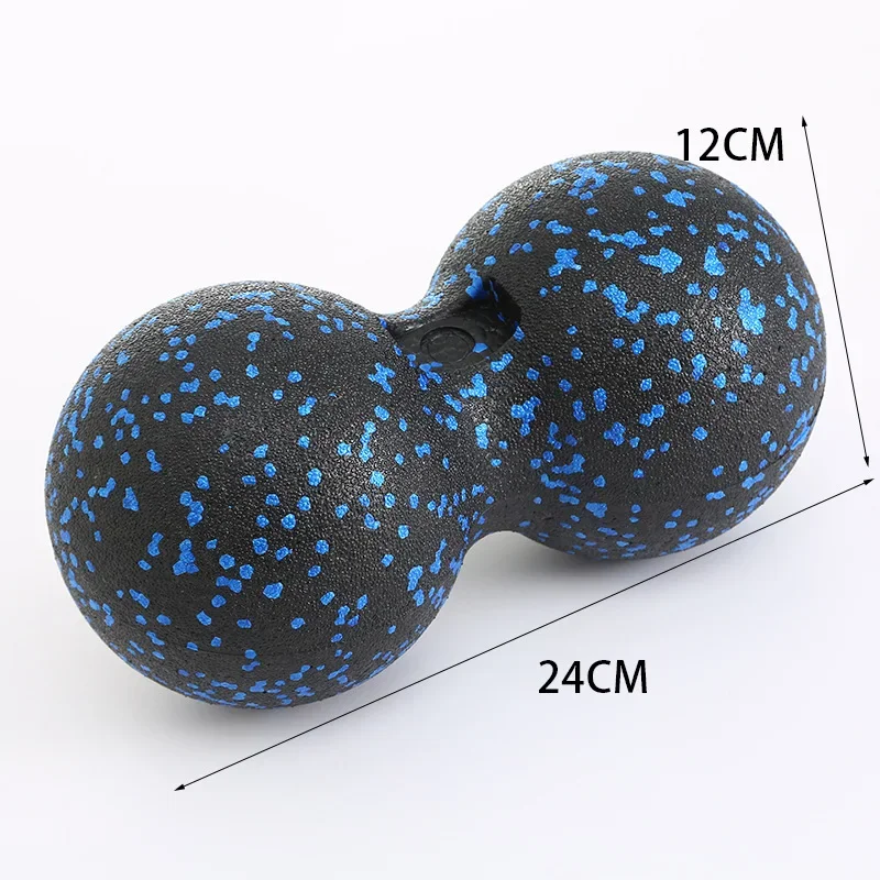 24*12CM EPP Massage Ball Fitness Peanut Fascia Ball Lacrosse Ball Perfect for Plantar Fasciitis, Trigger Point, Deep Tissue