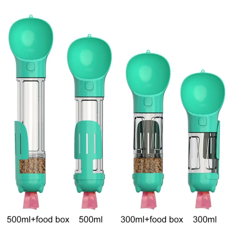 

3 в 1, портативная Герметичная Бутылка Для Воды для кошек и собак