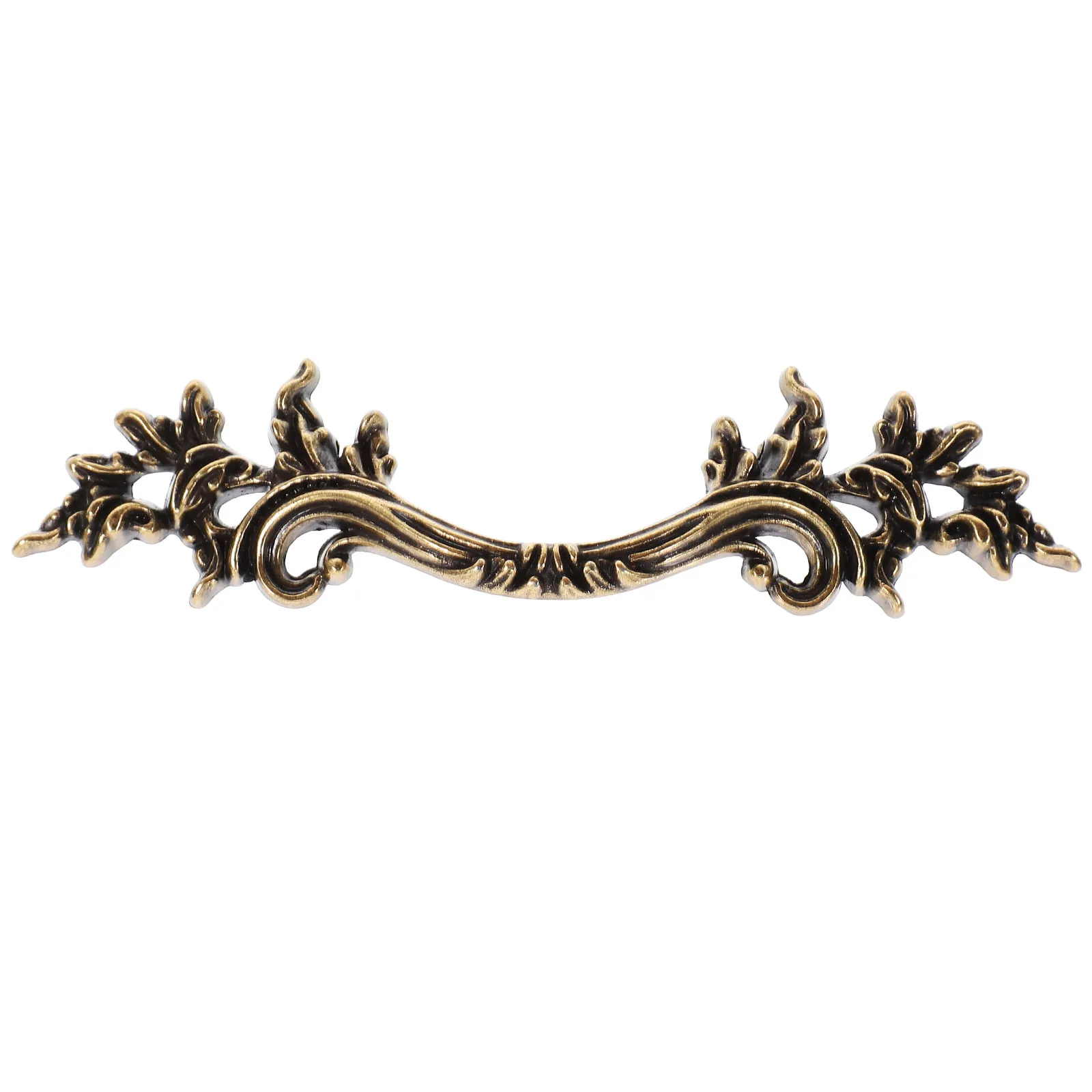 1Set Vintage Drawer Handle European Style Durable Zinc Alloy Finish Elegant Pull for Dresser Cabinet Wardrobe
