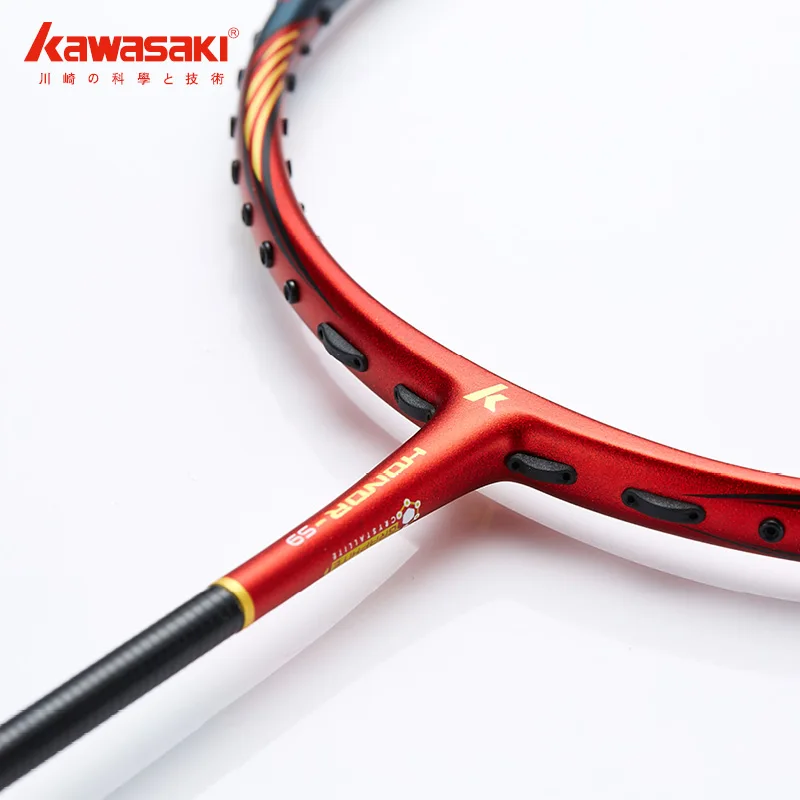 2022 Kawasaki Original Badminton Racket Honor S9/S6/YEREN Speed Type T Join Power Carbon Fiber Racquet For Professional Players