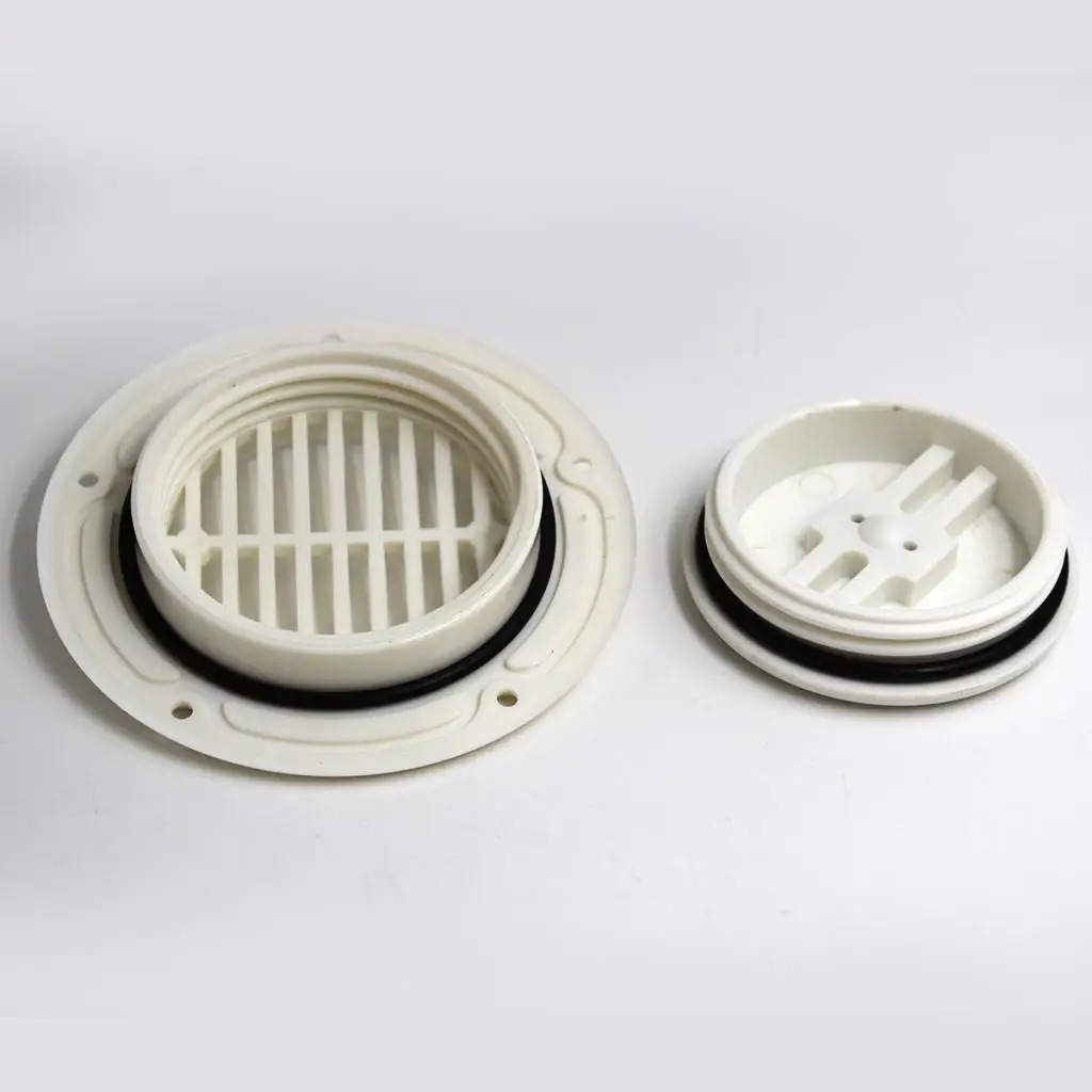 Durable Plastic Boat Drain Plug 75mm Diameter Unscrew Boat Drain Solution for Marine Baitwells and Coolers