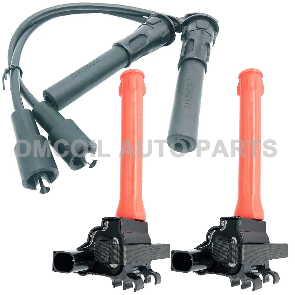 1 SET IGNITION COIL AND WIRE CABLE FOR ROVER 25 45 550 MG 550 6 ZR LOTUS ELISE 1.8L WITHOUT TURBO (1995-) NEC000130A 710000410