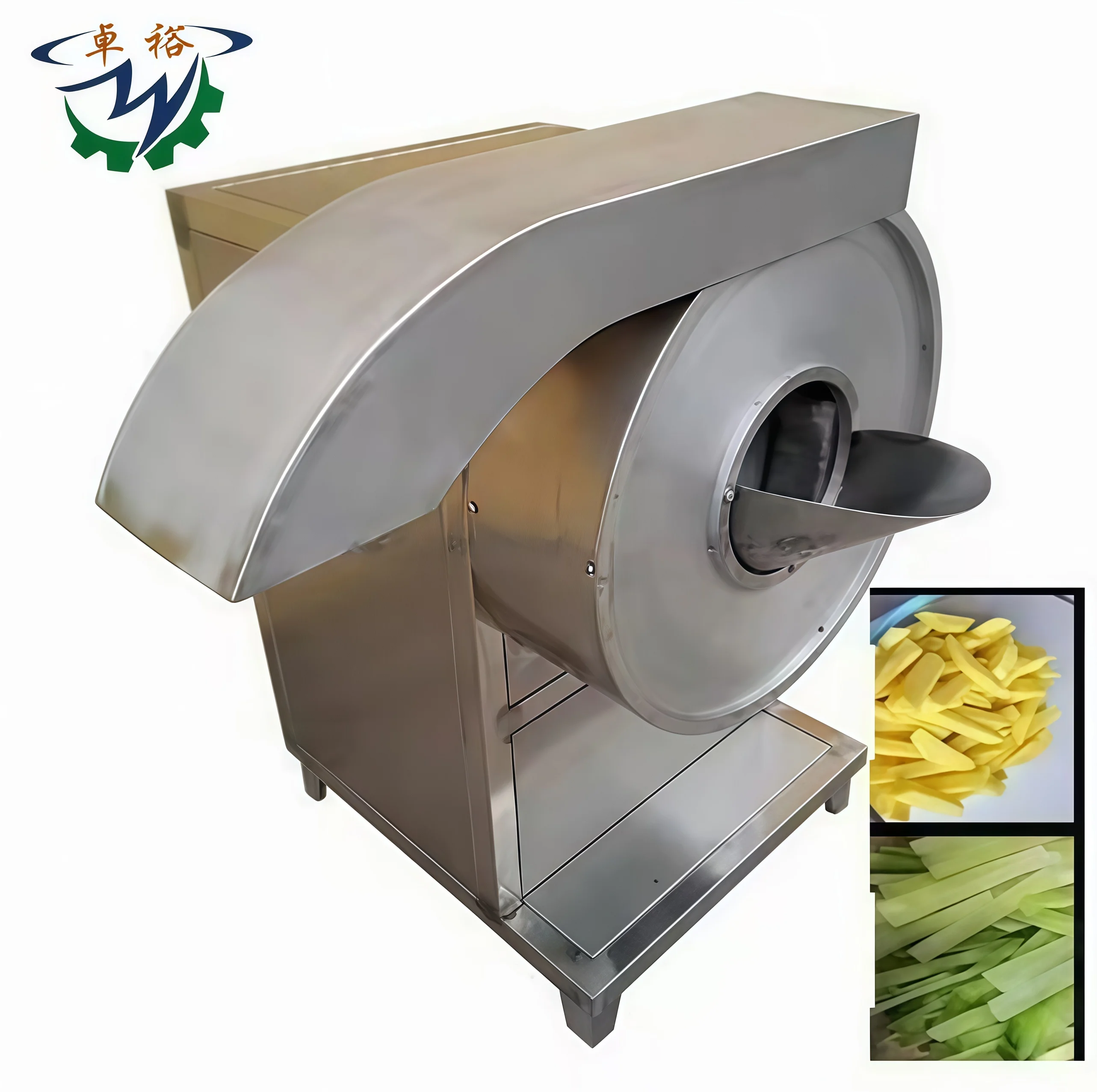 Commercial Vegetable Chopper Slicer Banana Chips Cassava Processing Machine Electric Engine Motor High Efficiency Stainless