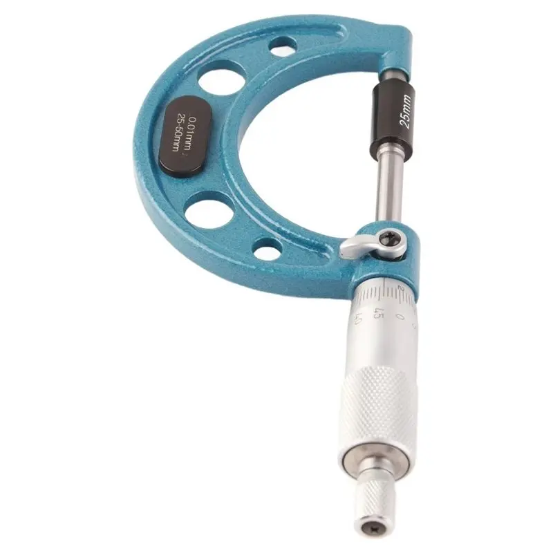 AAAN-Micrometer Thread Scale 25-50Mm Outside Micrometer Outer Diameter Accuracy Micro-Meter For Measurement Precision