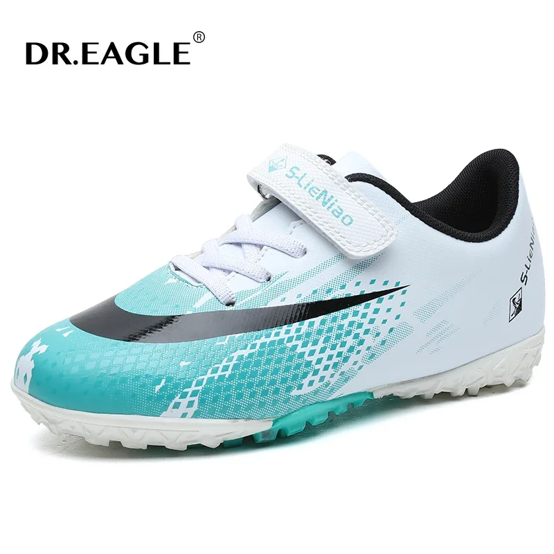 DR.EAGLE-zapatos de fútbol profesionales para niños, zapatillas ligeras TF, deportivas de fútbol para exteriores, talla 30-39