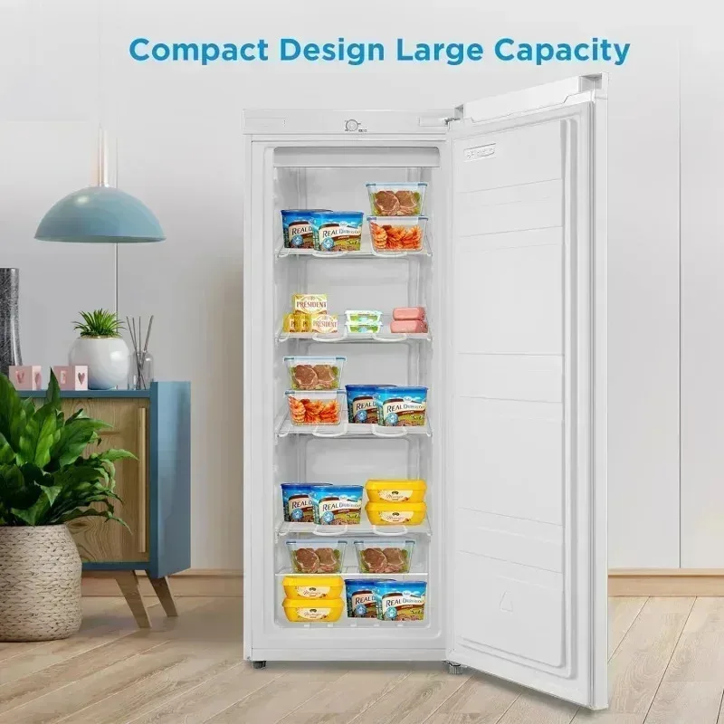 QZA4-Midea MRU05M2AWW Upright Freezer,5.3 Cu.ft,white,$R