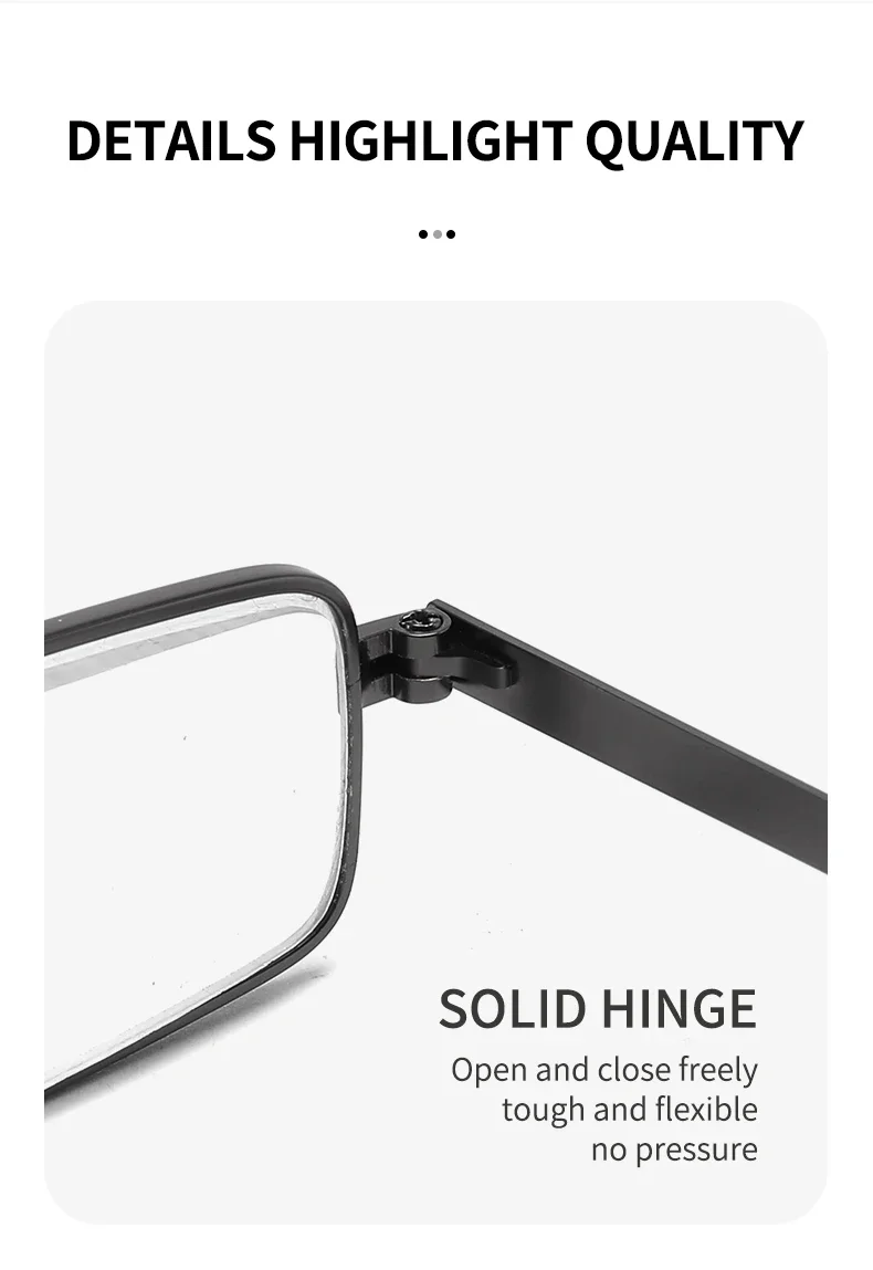 Ultraleichte Anti-Blaulicht-Lesebrille in Stiftform, Klassische Tragbare Anti-Ermüdungs-Lesebrille – Detail 10